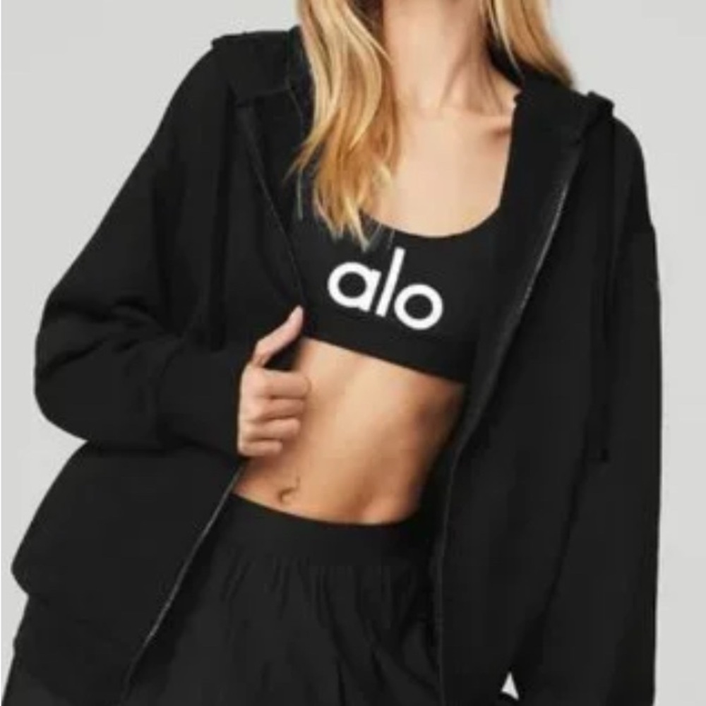 ALO Yoga Hoodie and Plush Sock Bundle